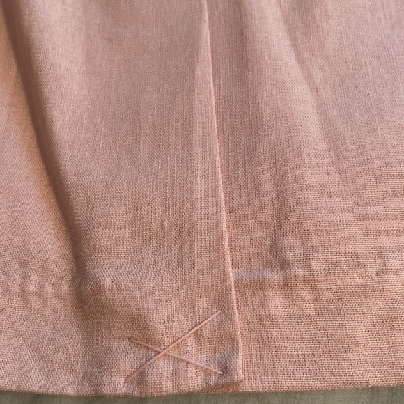 2 Chadwick’s Woman’s size 6 and 6P Pink linen skirt - Picture 3 of 4